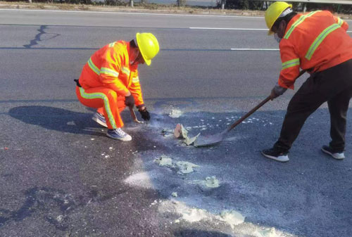 阜阳公路下沉注浆加固